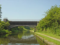 Telford's magnificent Engine Arm aqueduct on the New BCN Main Line